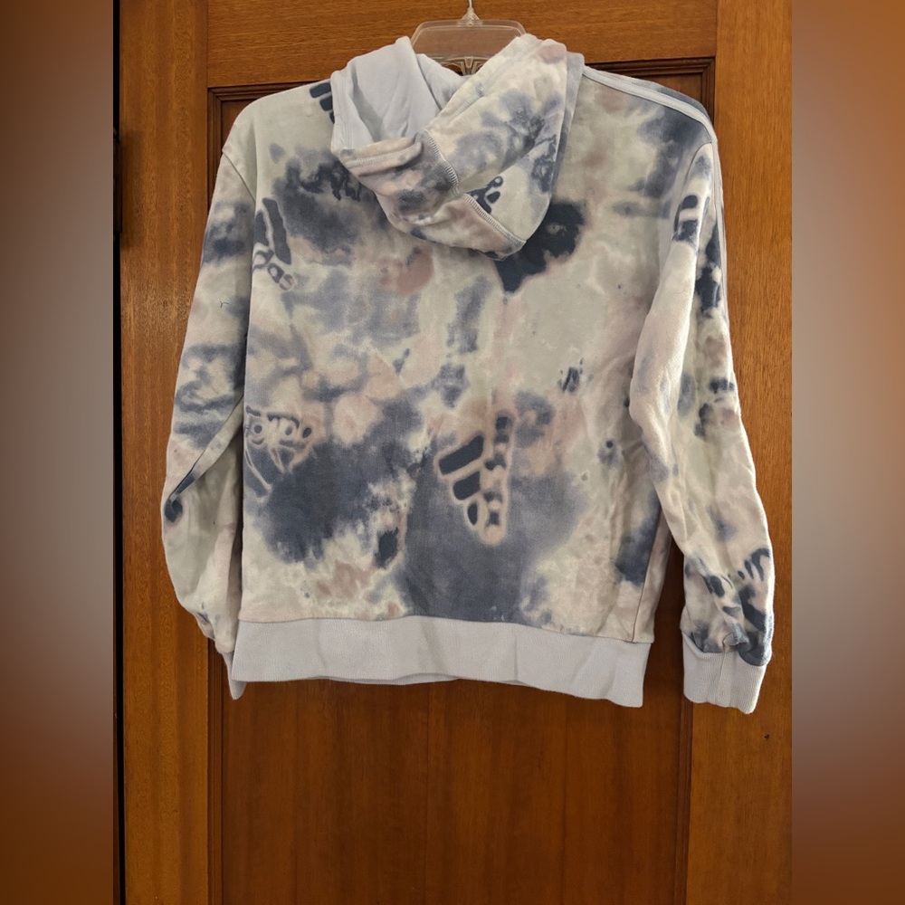 Kids Adidas hoodie AOP tie dye wash